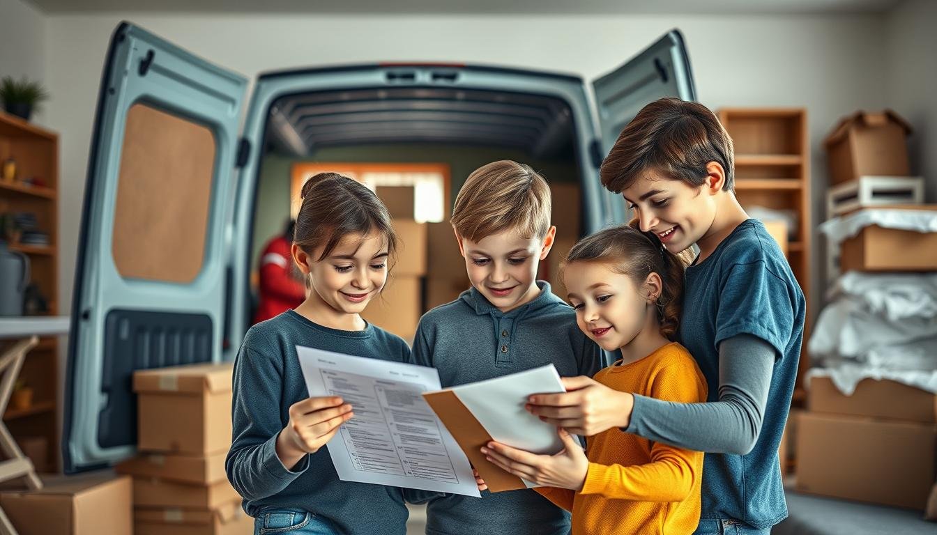 Umzugstag mit Kindern planen