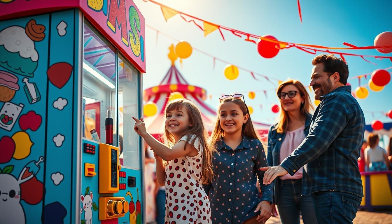 Big Bang Bash Automat mit nachhaltigem Pappautomat Design Big Bang Bash Automat mit nachhaltigem Pappautomat Design