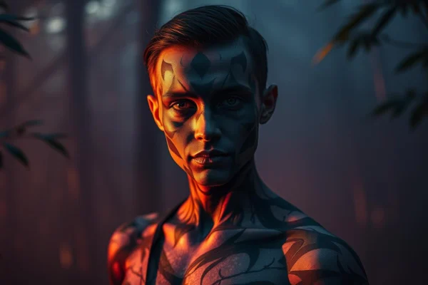 Camouflage Make-up Deckung