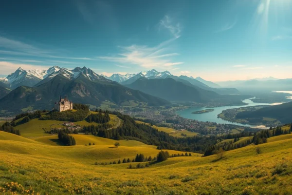 Deutschlandreise Landschaftsüberblick