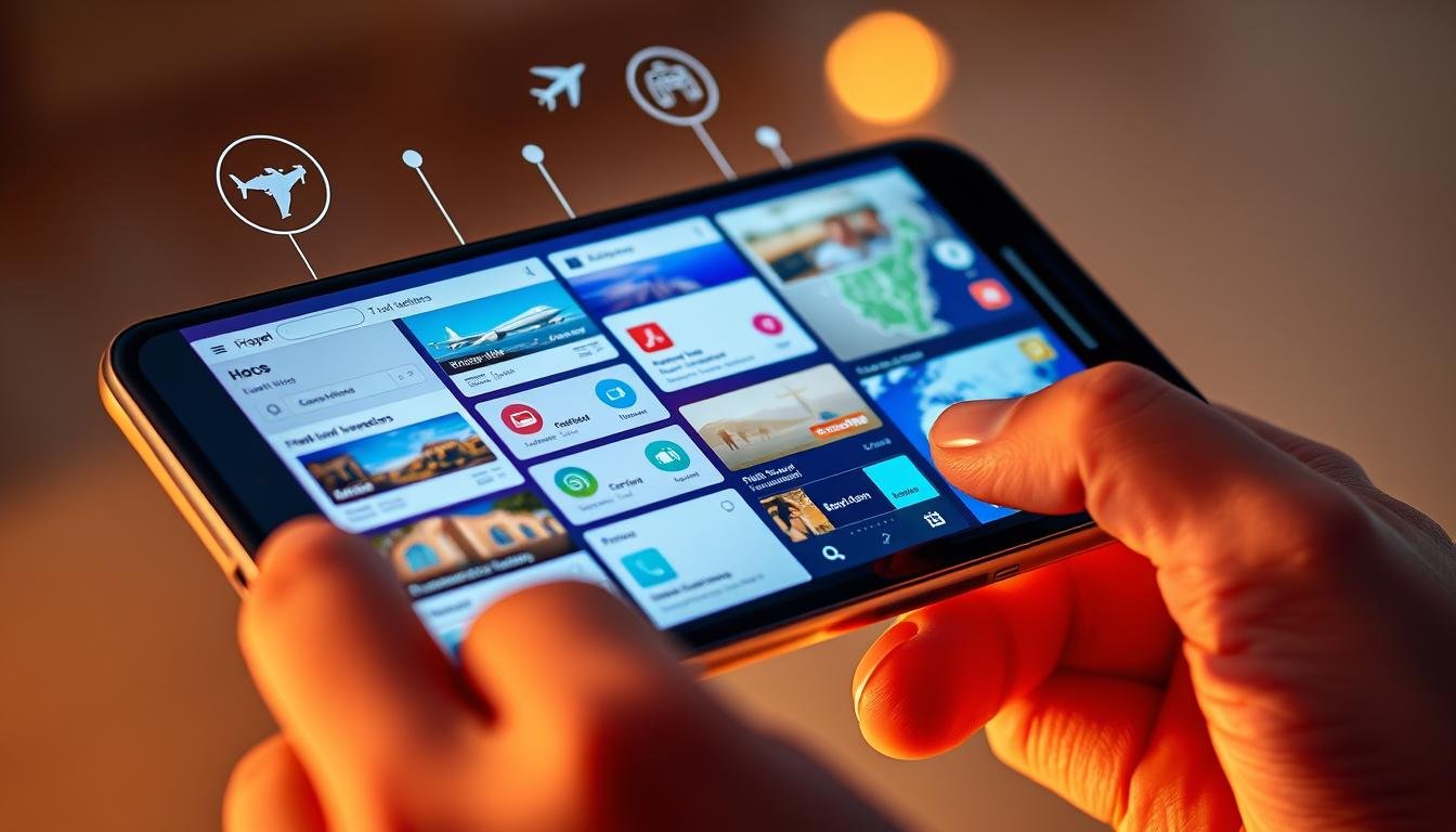 Digitale Reiseplanung Apps