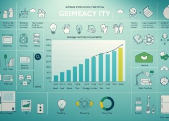 Durchschnittlicher Stromverbrauch in Deutschland