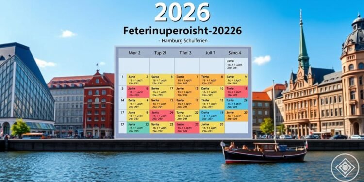 Ferienübersicht 2026 Hamburg Schulferien