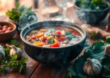 Gesunde Suppe bei Erkältung