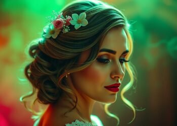 Halboffene Frisuren festlich