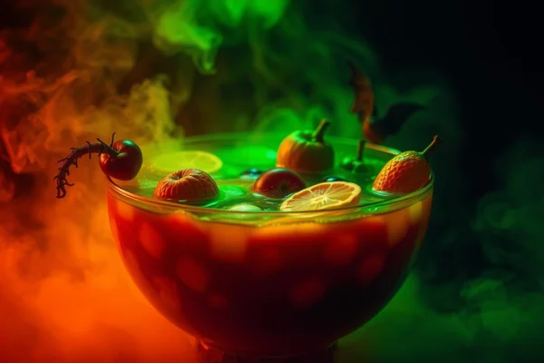 Halloween Bowle mit Alkohol