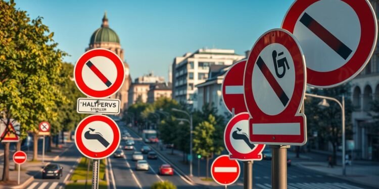 Halteverbot Berlin Halteverbotsschilder