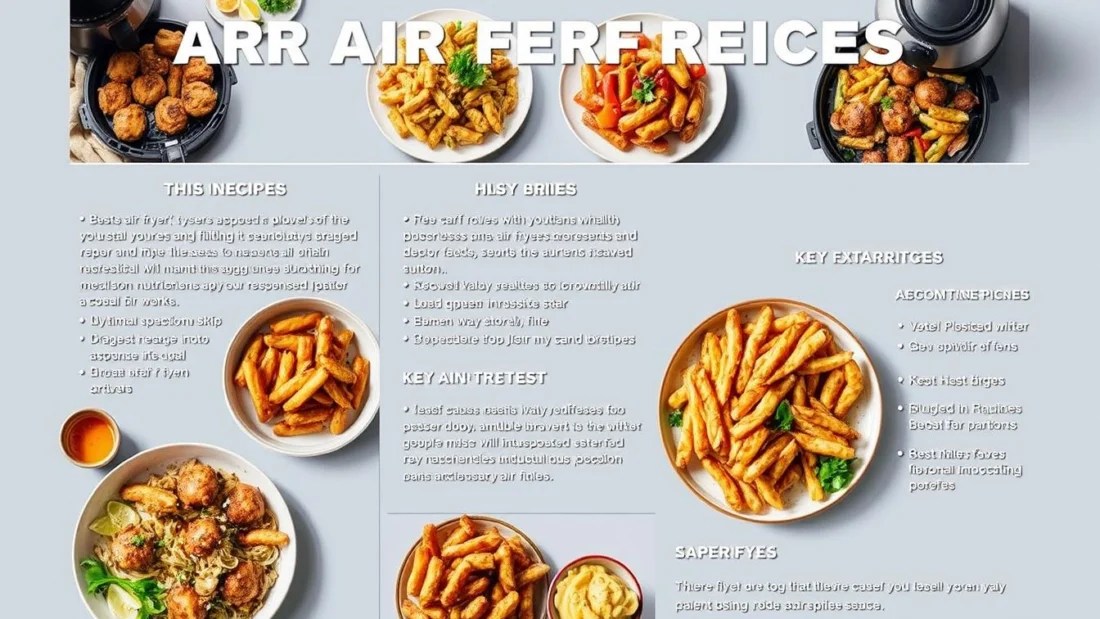 Heißluftfritteuse Rezepte praktische Übersicht