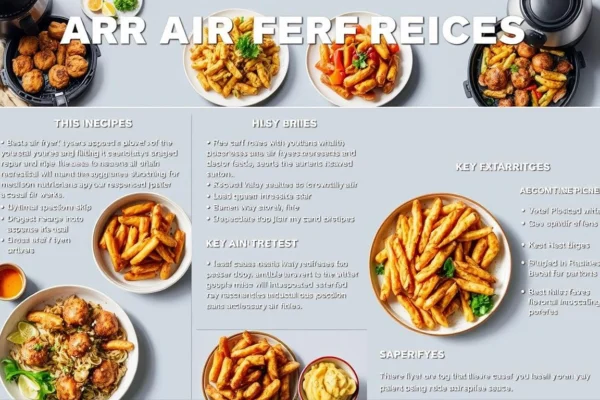 Heißluftfritteuse Rezepte praktische Übersicht