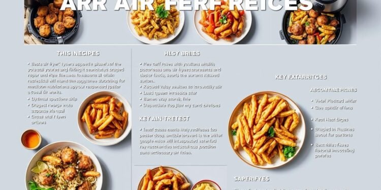 Heißluftfritteuse Rezepte praktische Übersicht