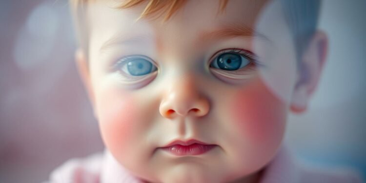 Kind rote Wangen kein Fieber