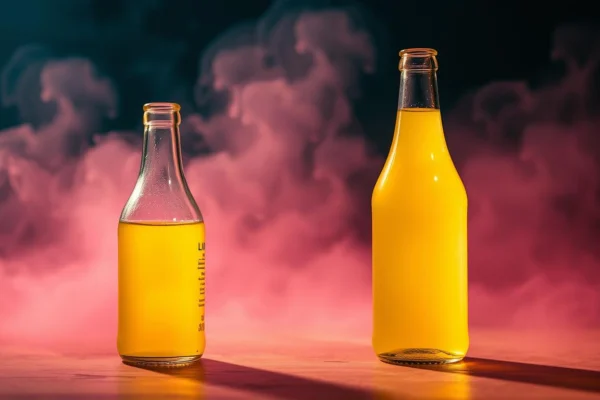 Lemon Bottle Vorher-Nachher