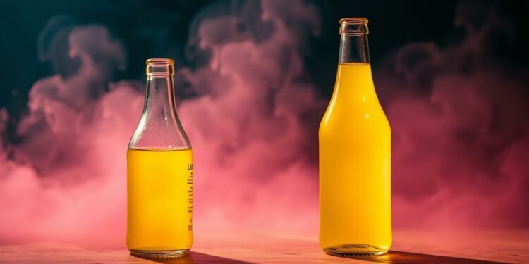 Lemon Bottle Vorher-Nachher