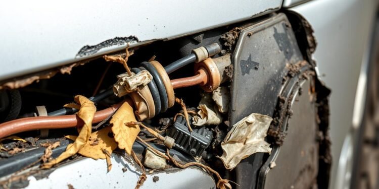 Marderschaden am Auto