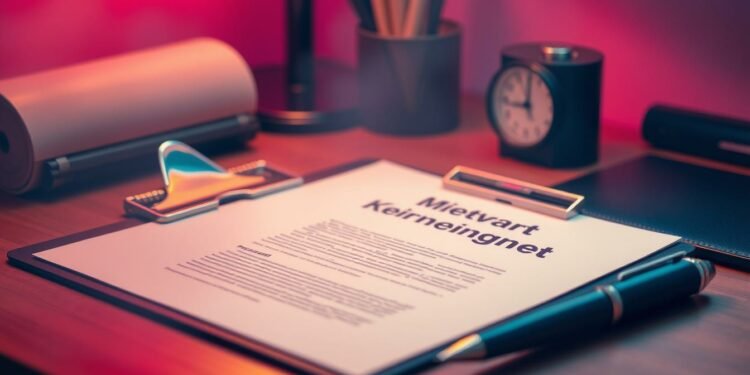 Mietvertrag Kündigung PDF Vorlage