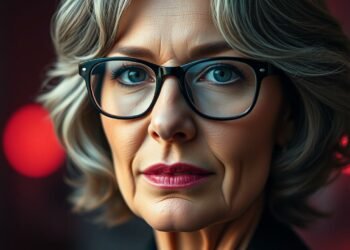 Moderne Frisuren ab 60 mit Brille