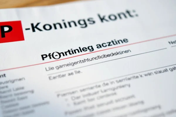 P-Konto - Was man wissen sollte