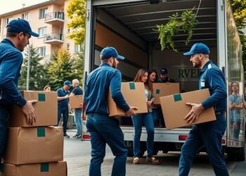 Professionelle Umzugshelfer Berlin im Einsatz