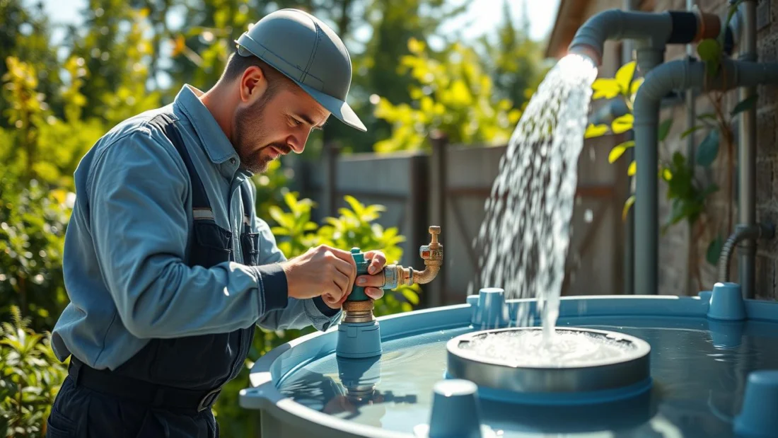 Regenwasser Zisternenpflege professionelle Wartung