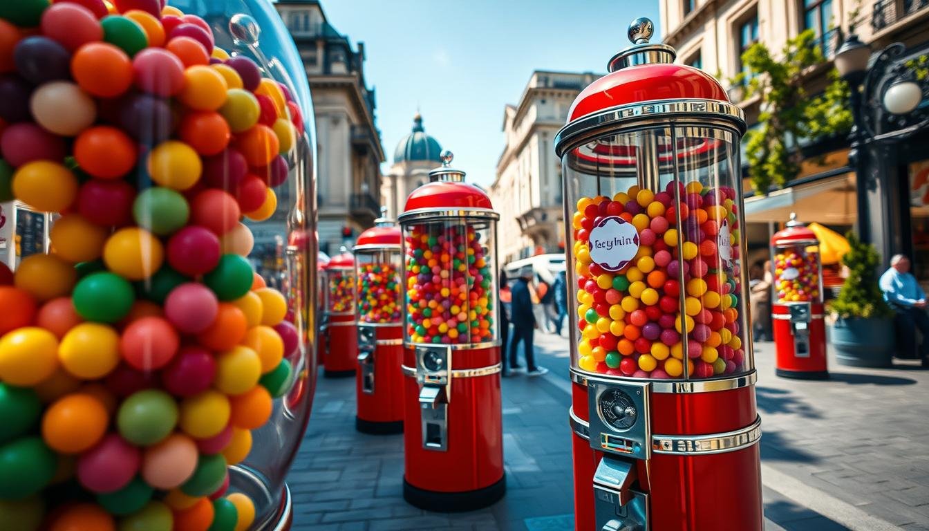 Retro Automat Berlin hochwertige Kaugummiautomaten
