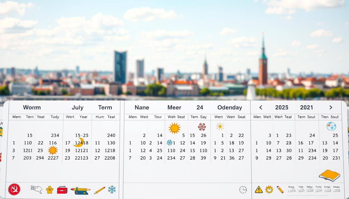 Schuljahr 2025/2026 Hamburg Ferienkalender Übersicht