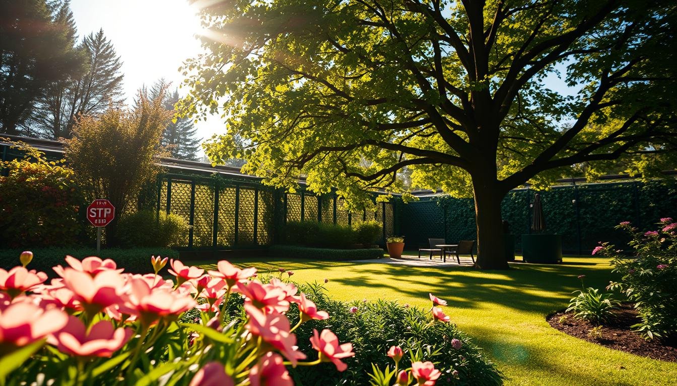 Standortanalyse Lichtverhältnisse Garten