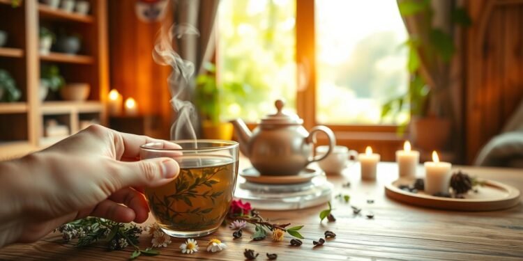 Tee Entspannung und Wohlbefinden