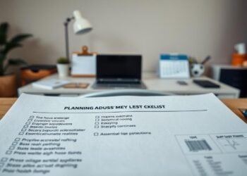 Umzugsplanung Checkliste