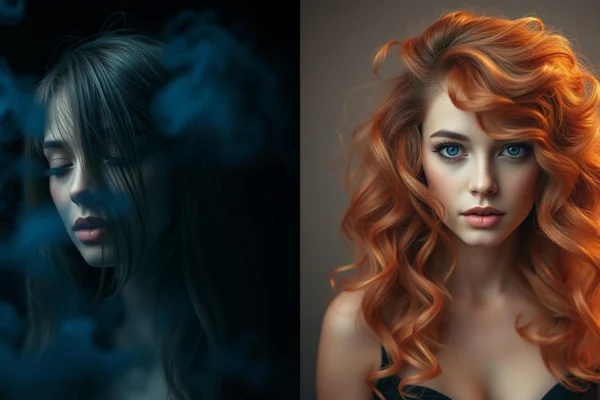 Vorher-Nachher-Haartransformationen
