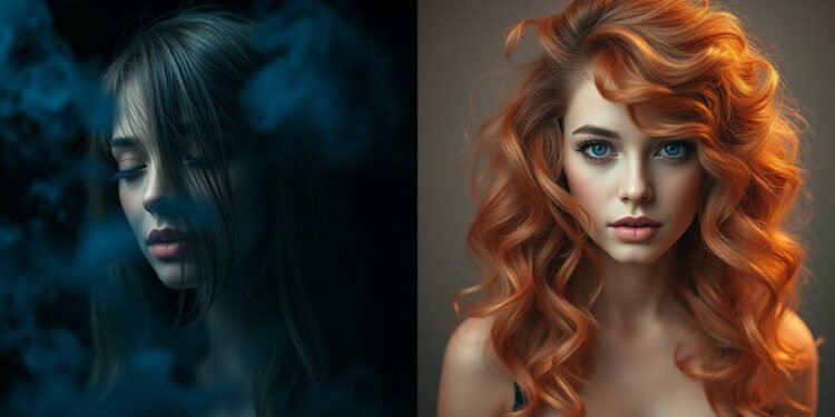 Vorher-Nachher-Haartransformationen