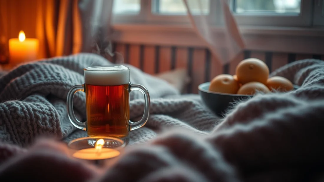 Warmes Bier als Hausmittel gegen Erkältung