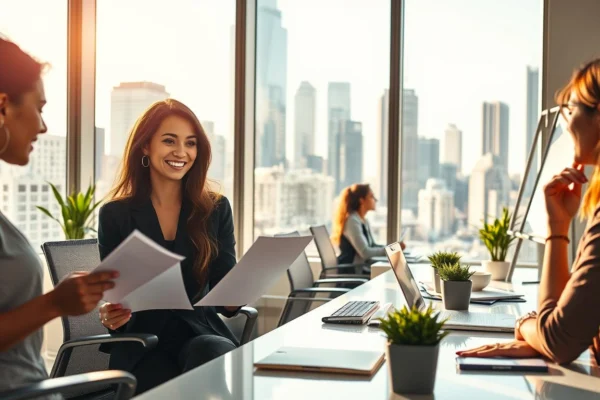 moderne Arbeitswelt für Frauen