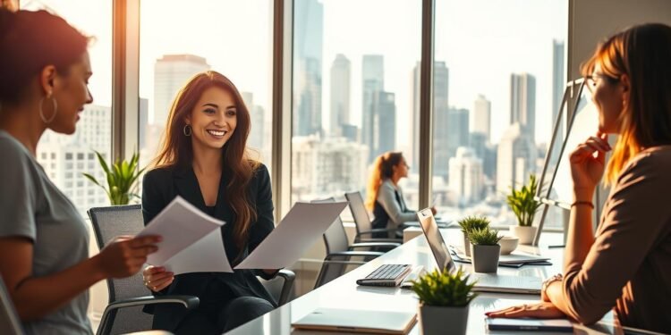 moderne Arbeitswelt für Frauen