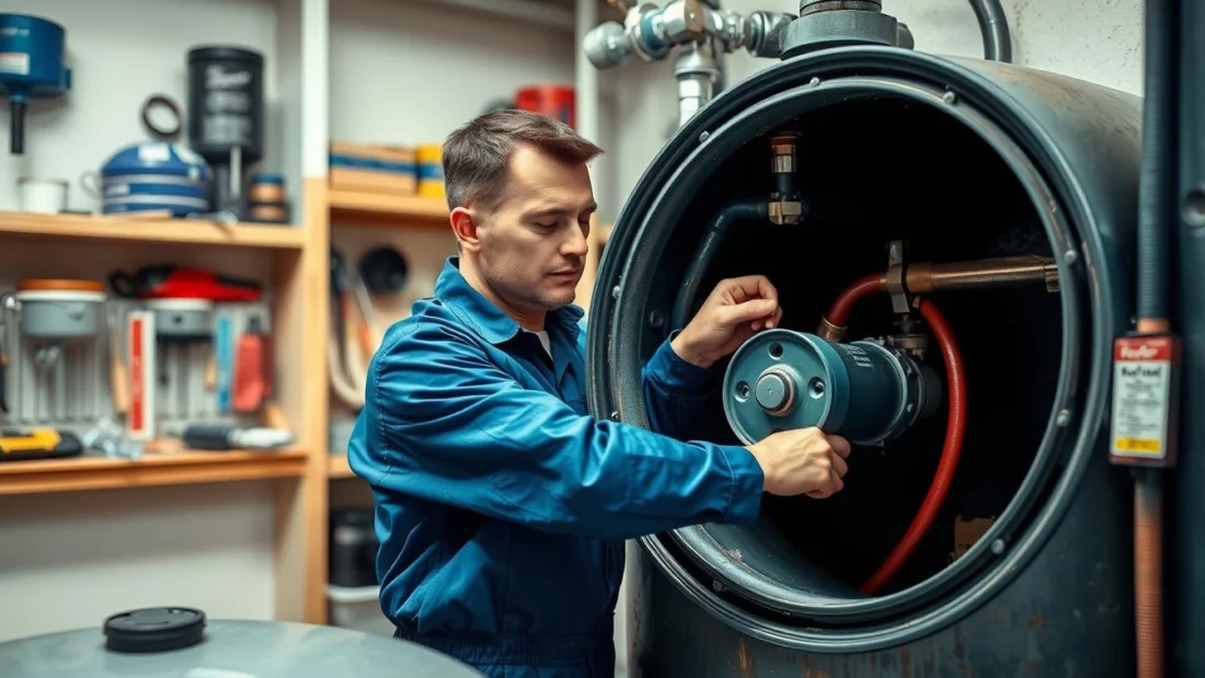 professioneller Zisternenservice Wartung